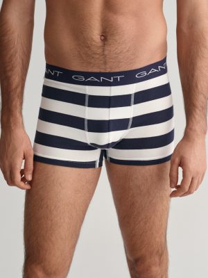 GANT - 3 PACK STRIPED TRUNKS