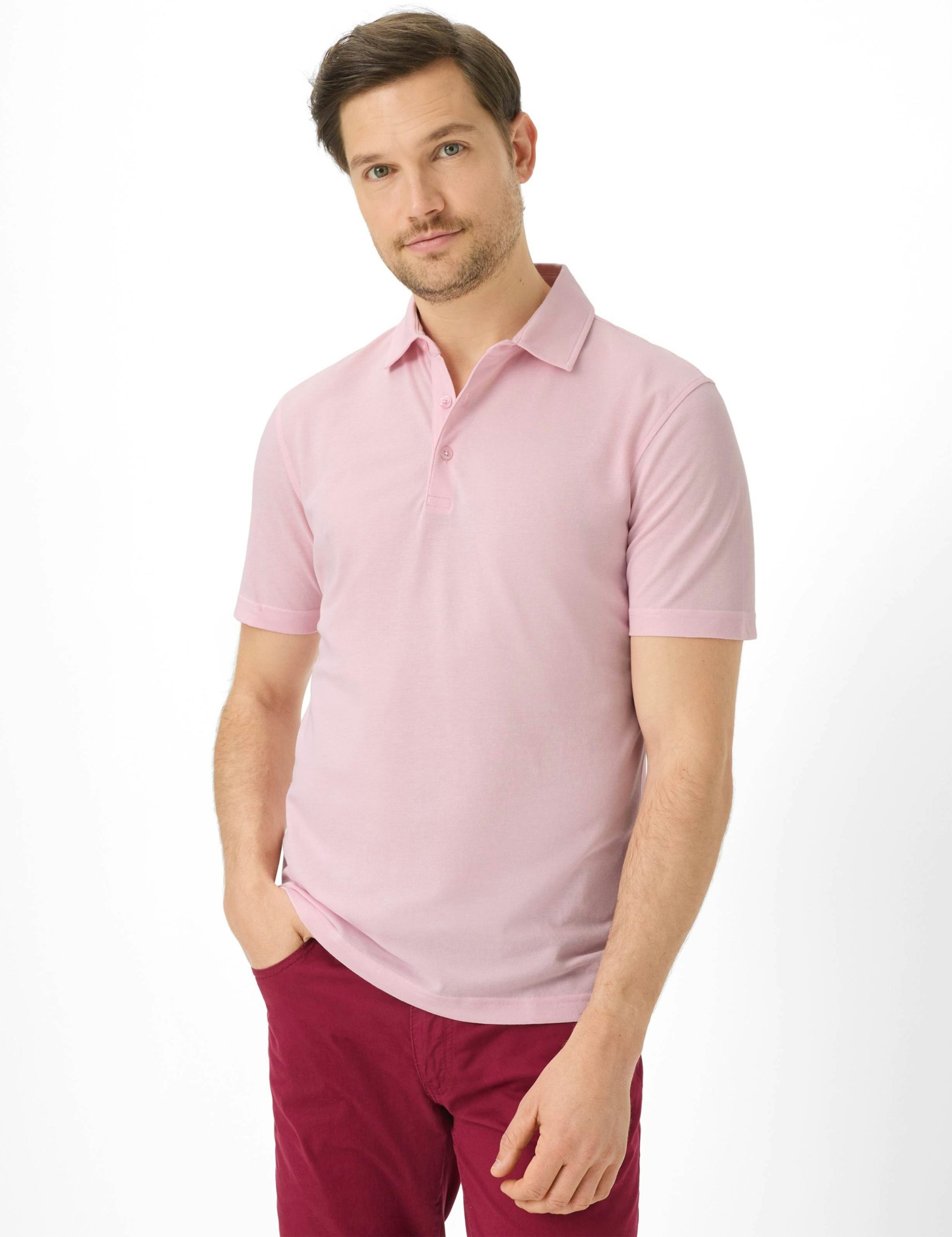 BRAX – ULTRALIGHT COTTON PIQUE POLO SHIRT - Image 5