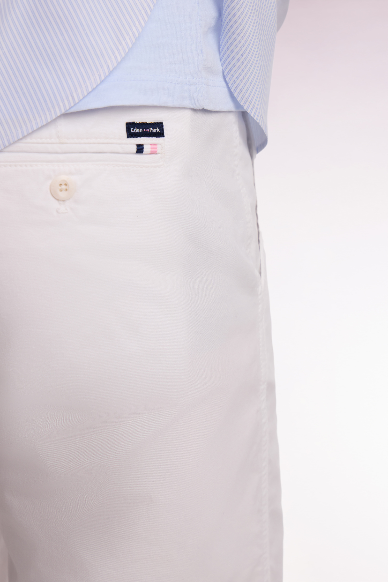 EDEN PARK - COTTON CHINO SHORTS - Image 18