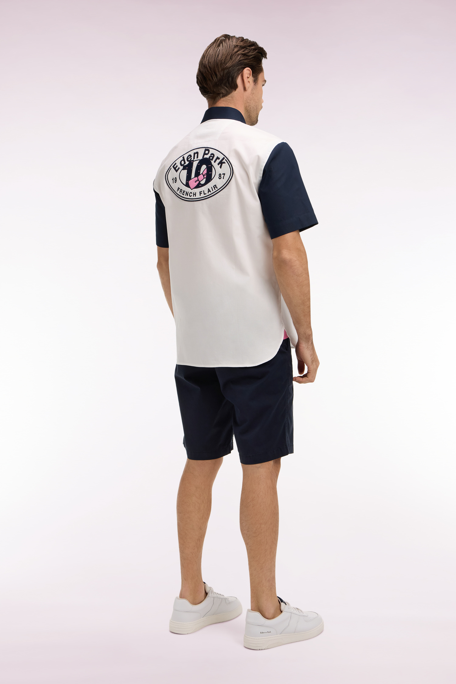 EDEN PARK - COTTON CHINO SHORTS - Image 16
