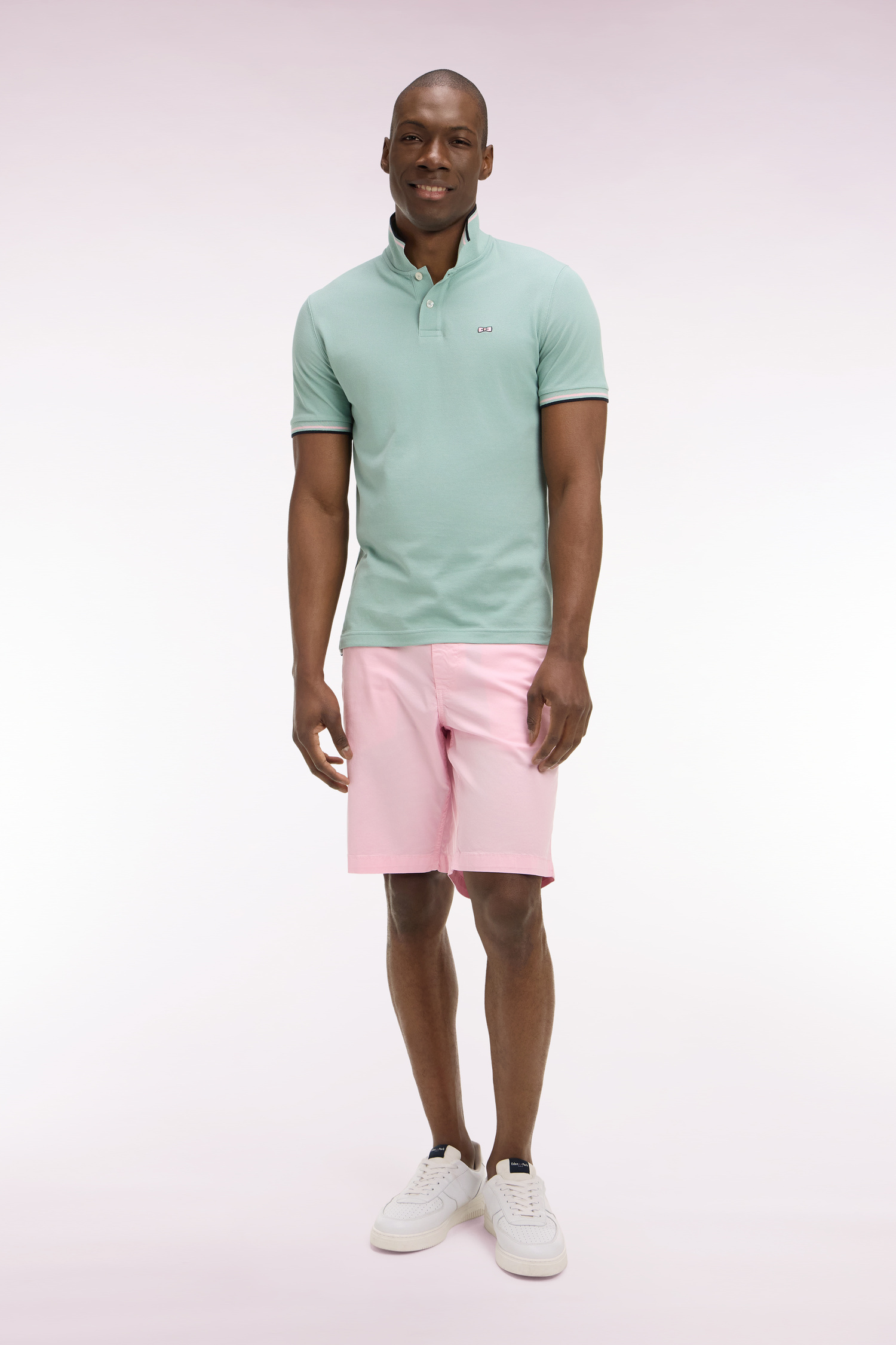 EDEN PARK - COTTON CHINO SHORTS - Image 5