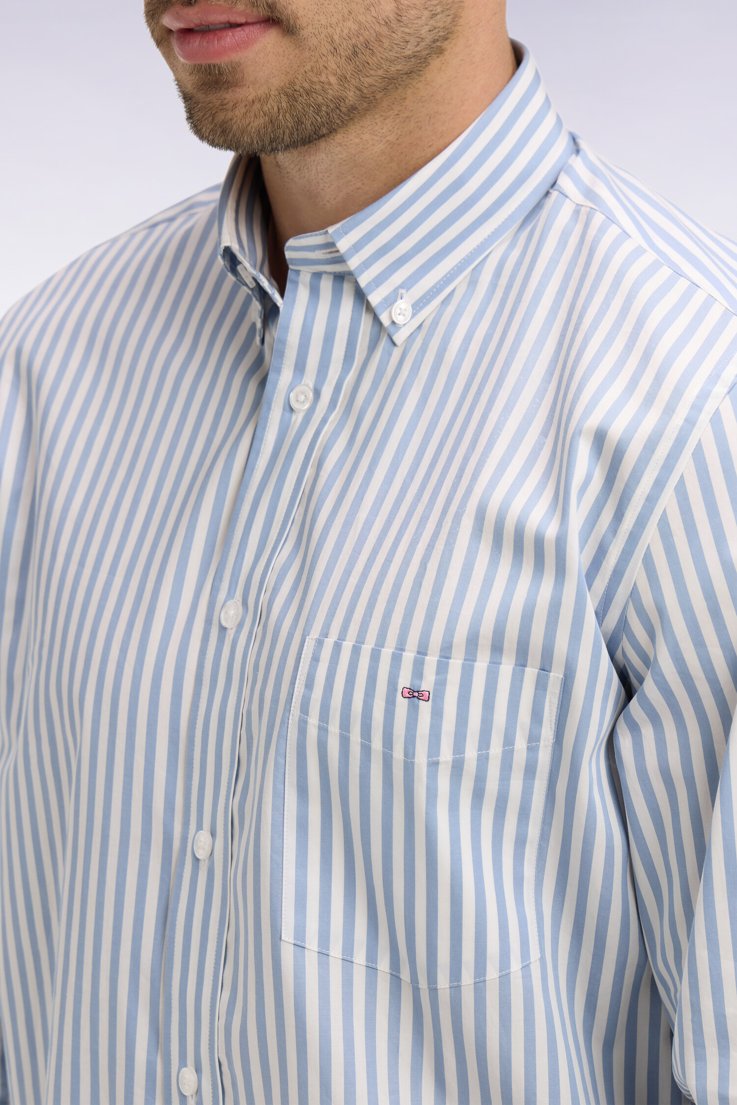 EDEN PARK - COTTON STRIPED SHIRT - Image 2