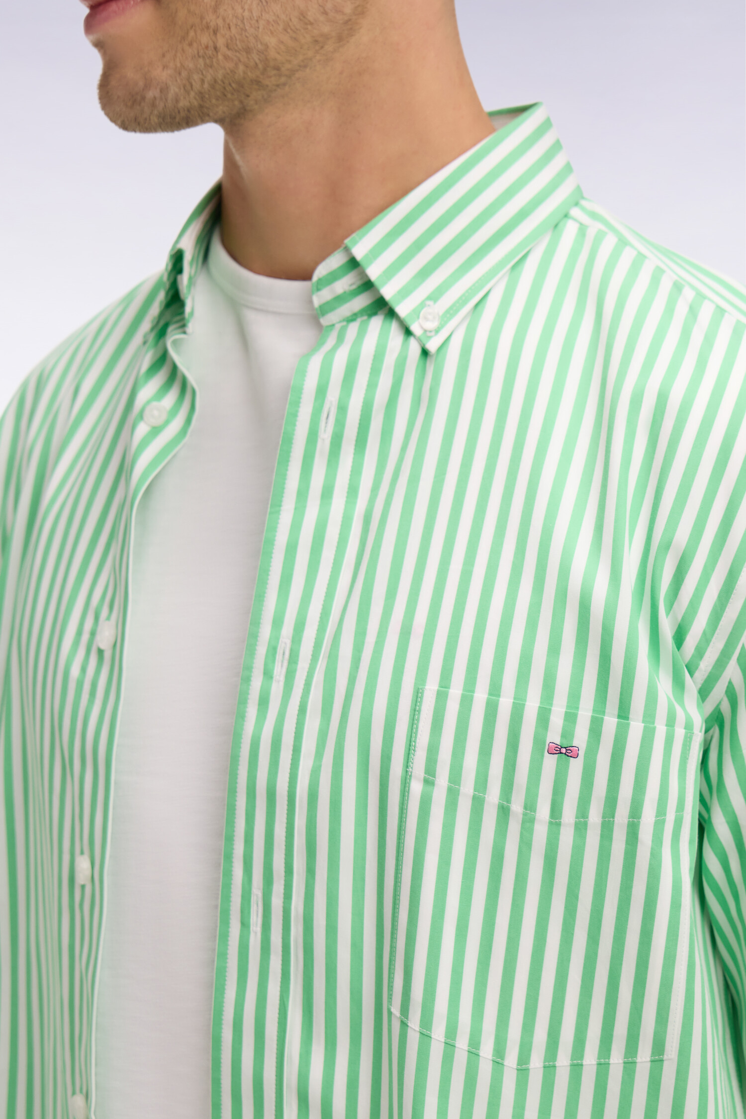 EDEN PARK - COTTON STRIPED SHIRT - Image 6