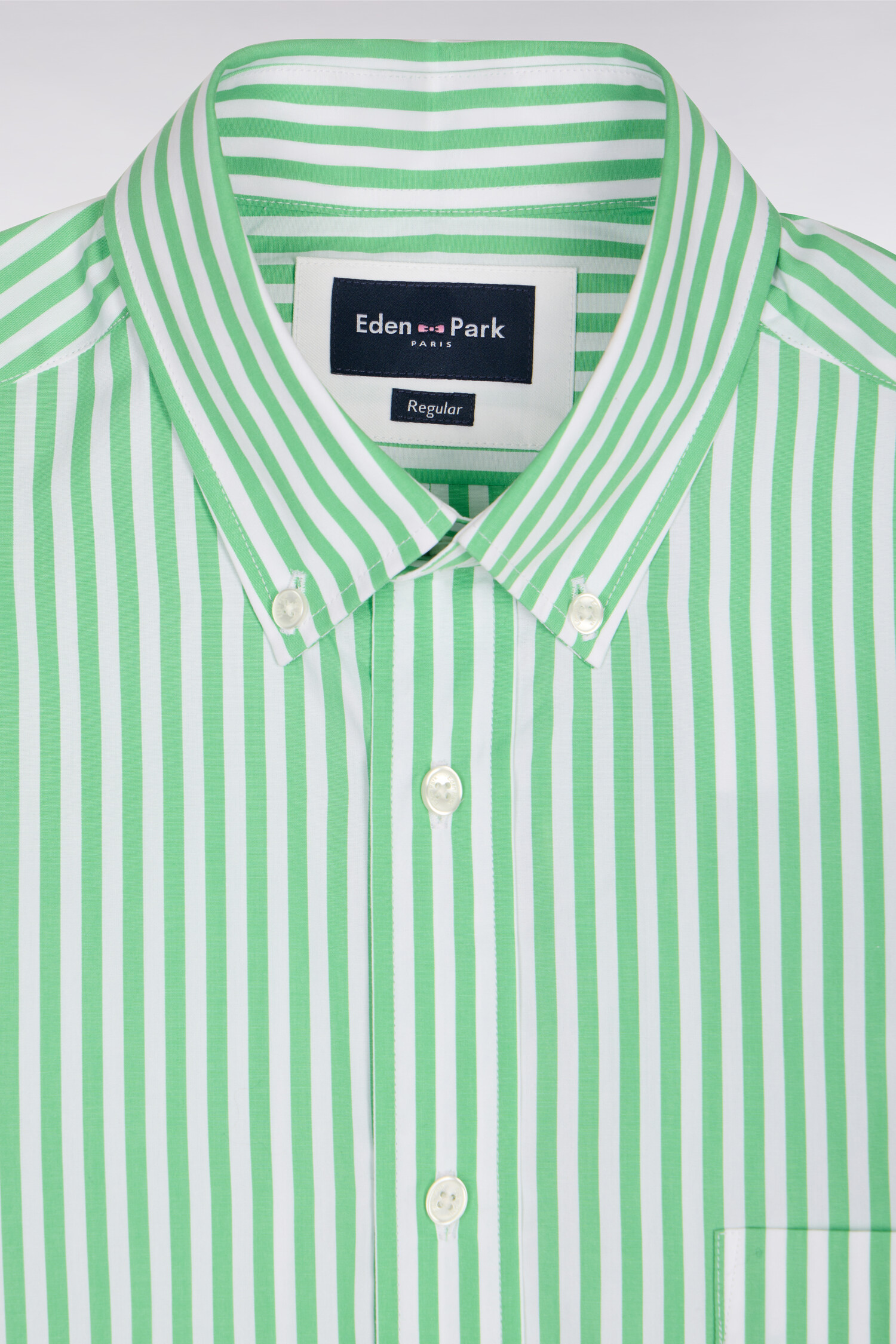 EDEN PARK - COTTON STRIPED SHIRT - Image 7