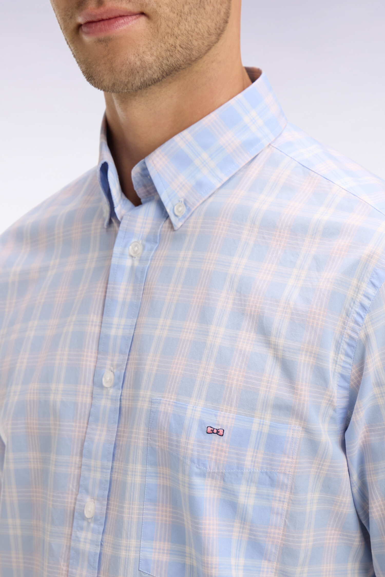 EDEN PARK - COTTON CHECKED SHIRT - Image 2