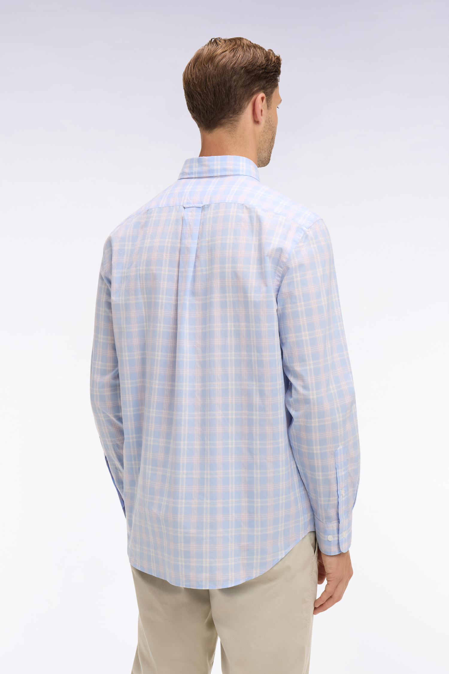 EDEN PARK - COTTON CHECKED SHIRT - Image 4
