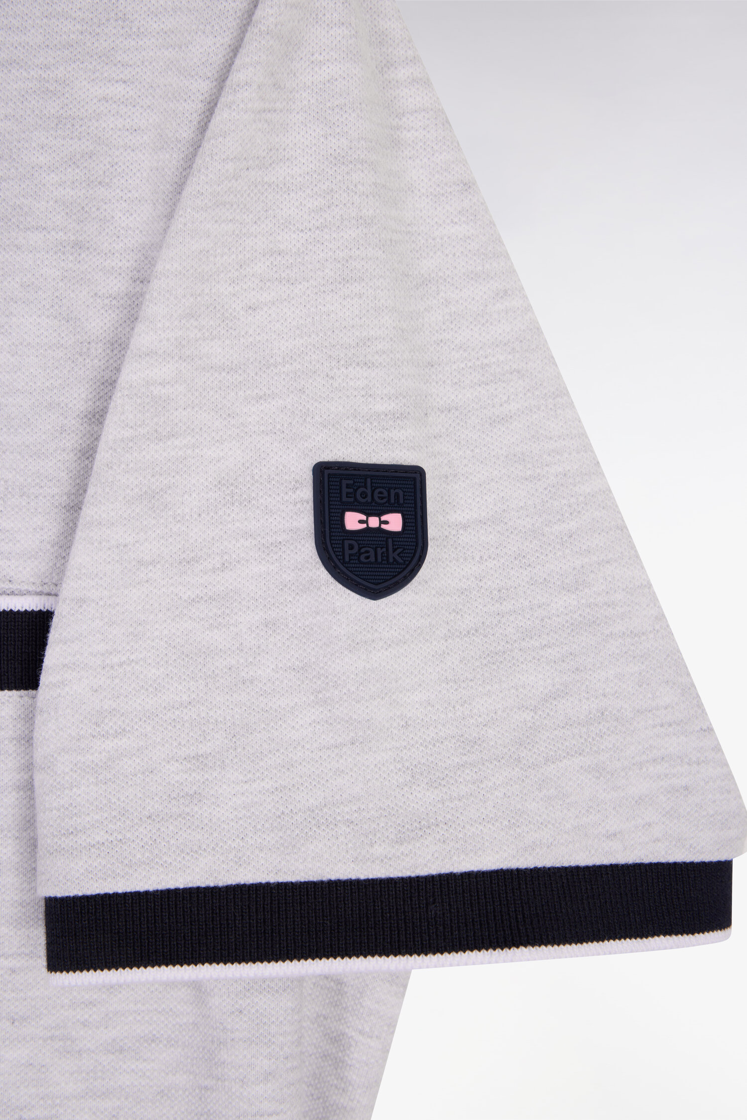 EDEN PARK - STRETCH COTTON PIQUE POLO SHIRT - Image 3
