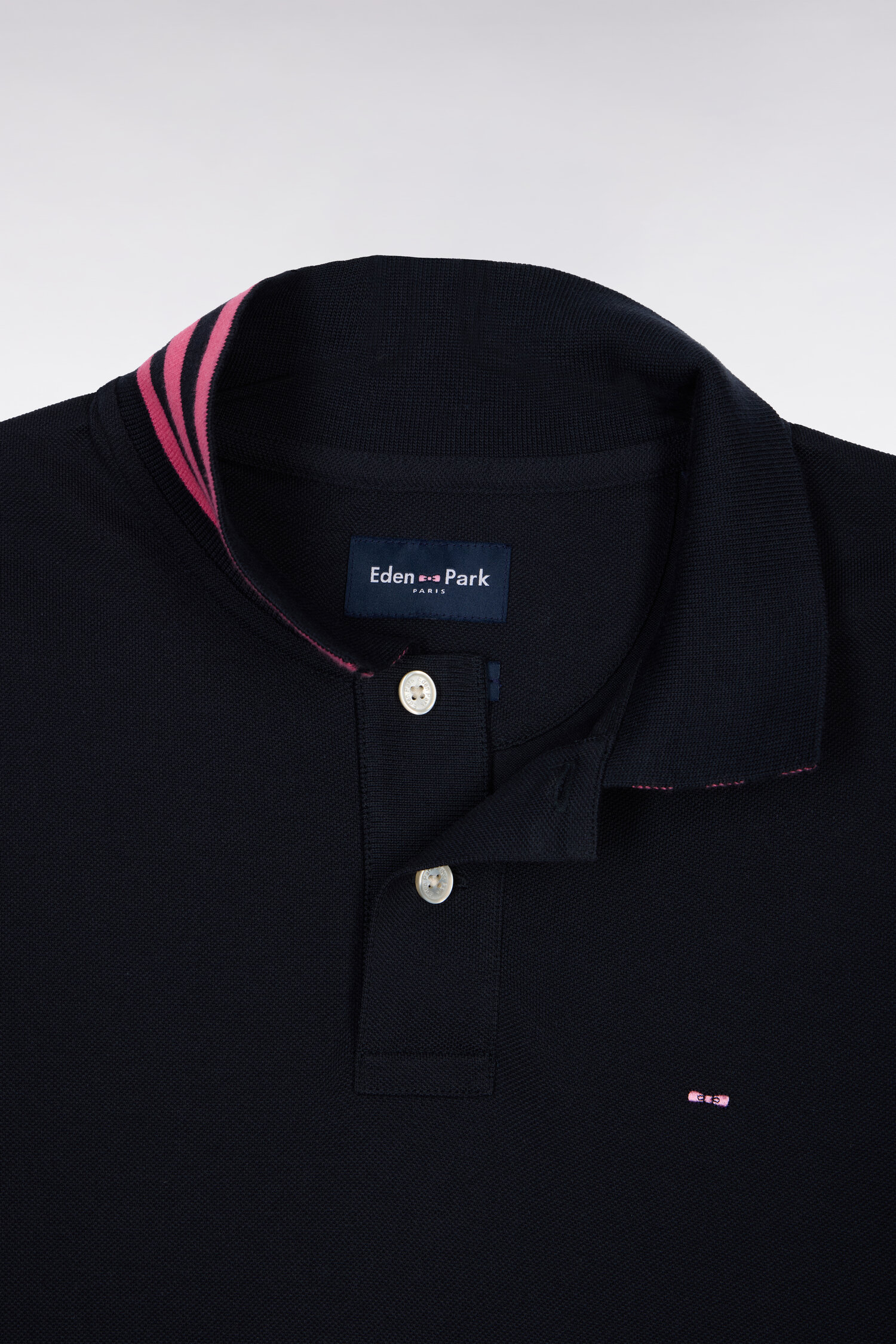 EDEN PARK - STRETCH COTTON PIQUE POLO SHIRT WITH TRIM - Image 10