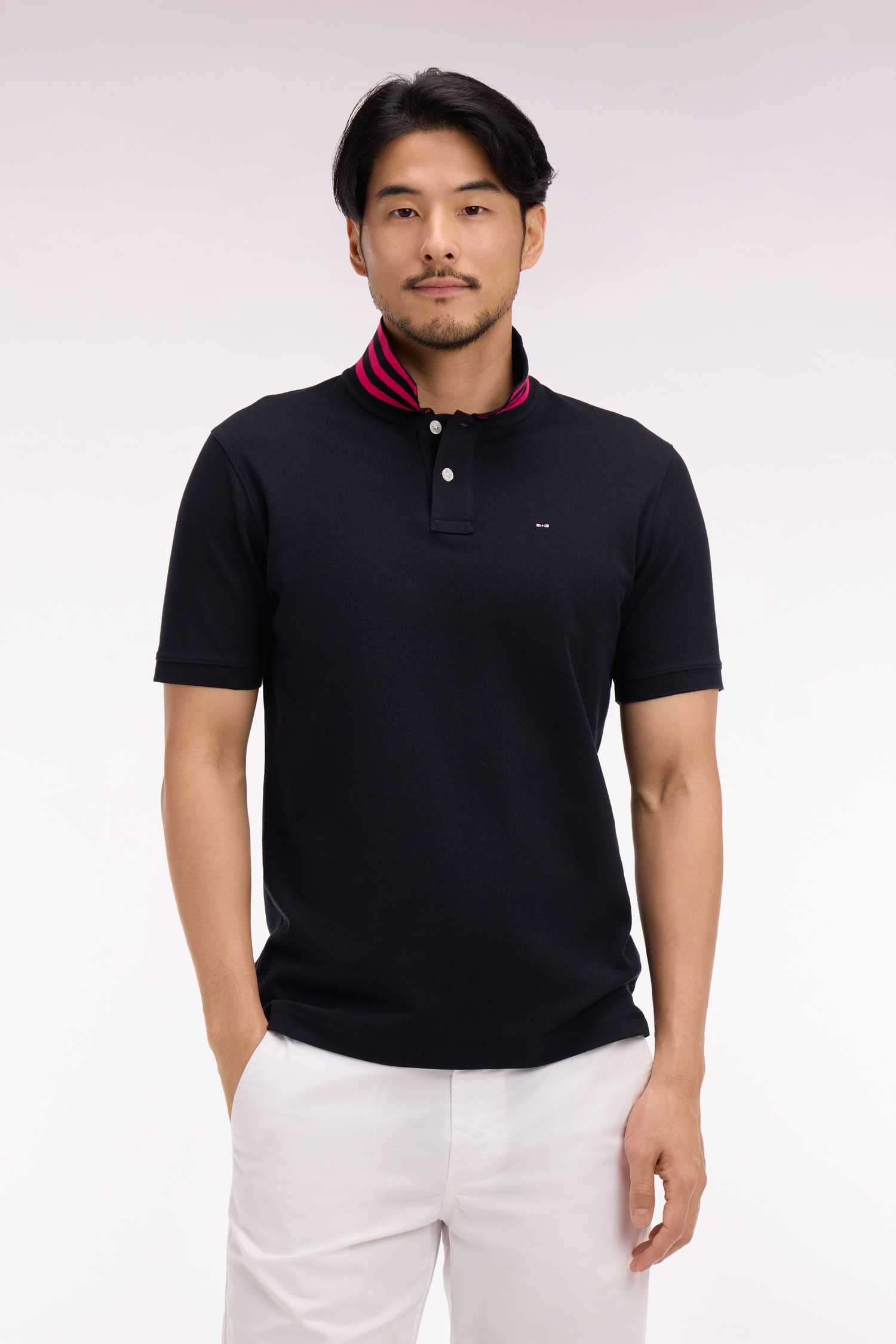 EDEN PARK - STRETCH COTTON PIQUE POLO SHIRT WITH TRIM - Image 5