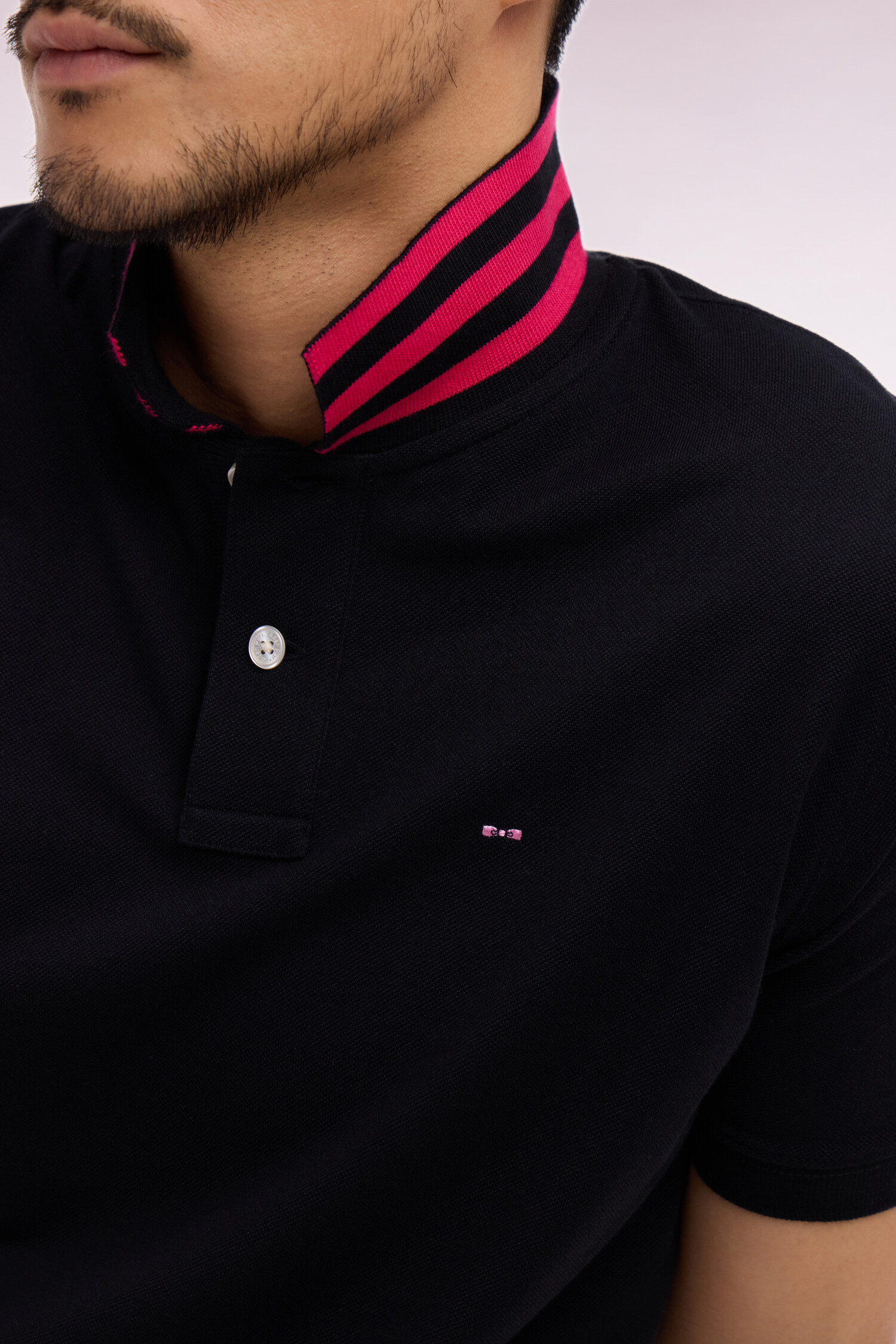 EDEN PARK - STRETCH COTTON PIQUE POLO SHIRT WITH TRIM - Image 6