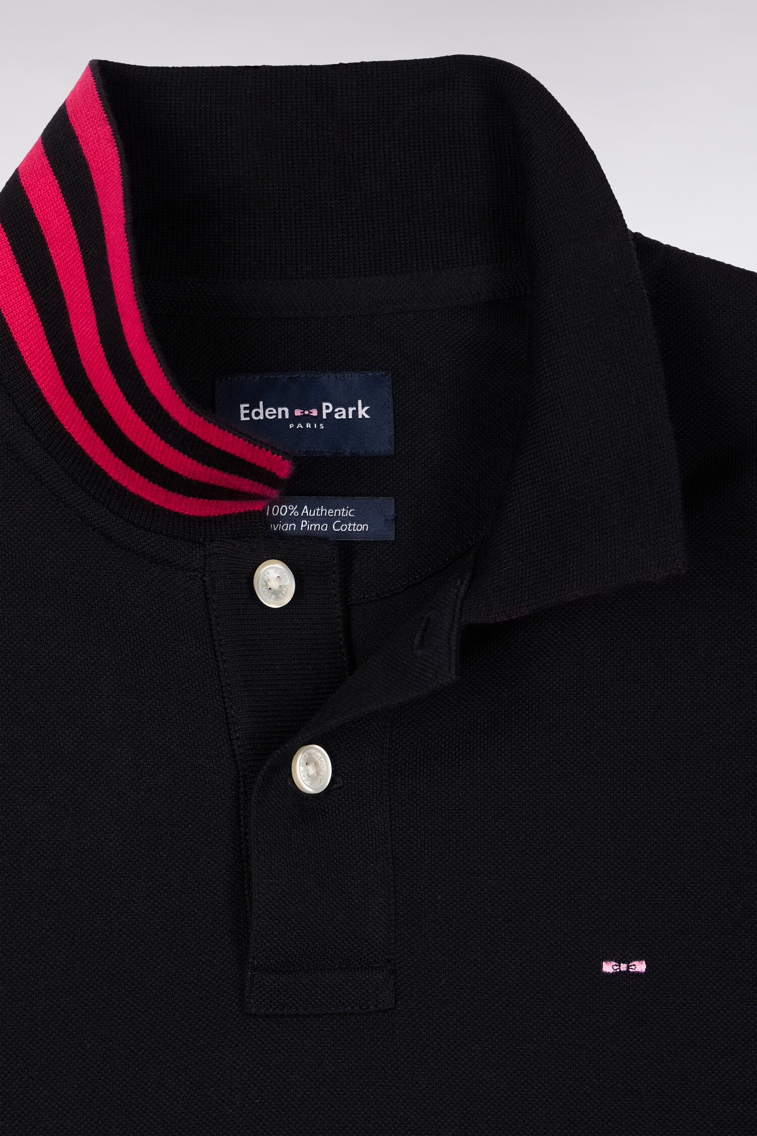 EDEN PARK - STRETCH COTTON PIQUE POLO SHIRT WITH TRIM - Image 7