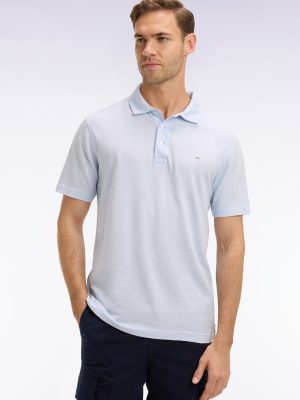 EDEN PARK - COTTON - LINEN OXFORD POLO SHIRT