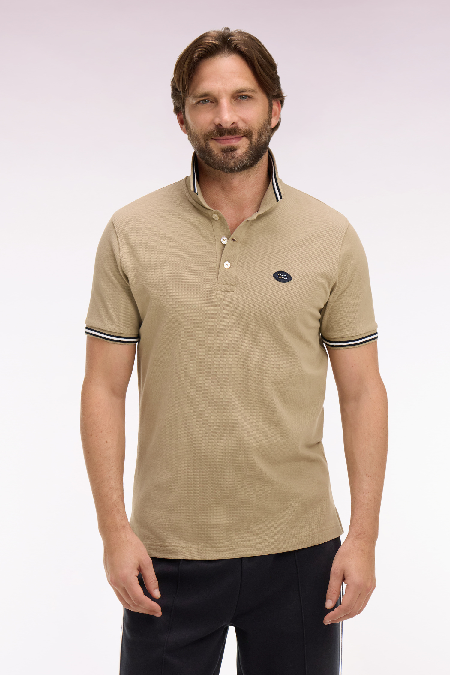 EDEN PARK - COTTON PIQUE POLO SHIRT - Image 1