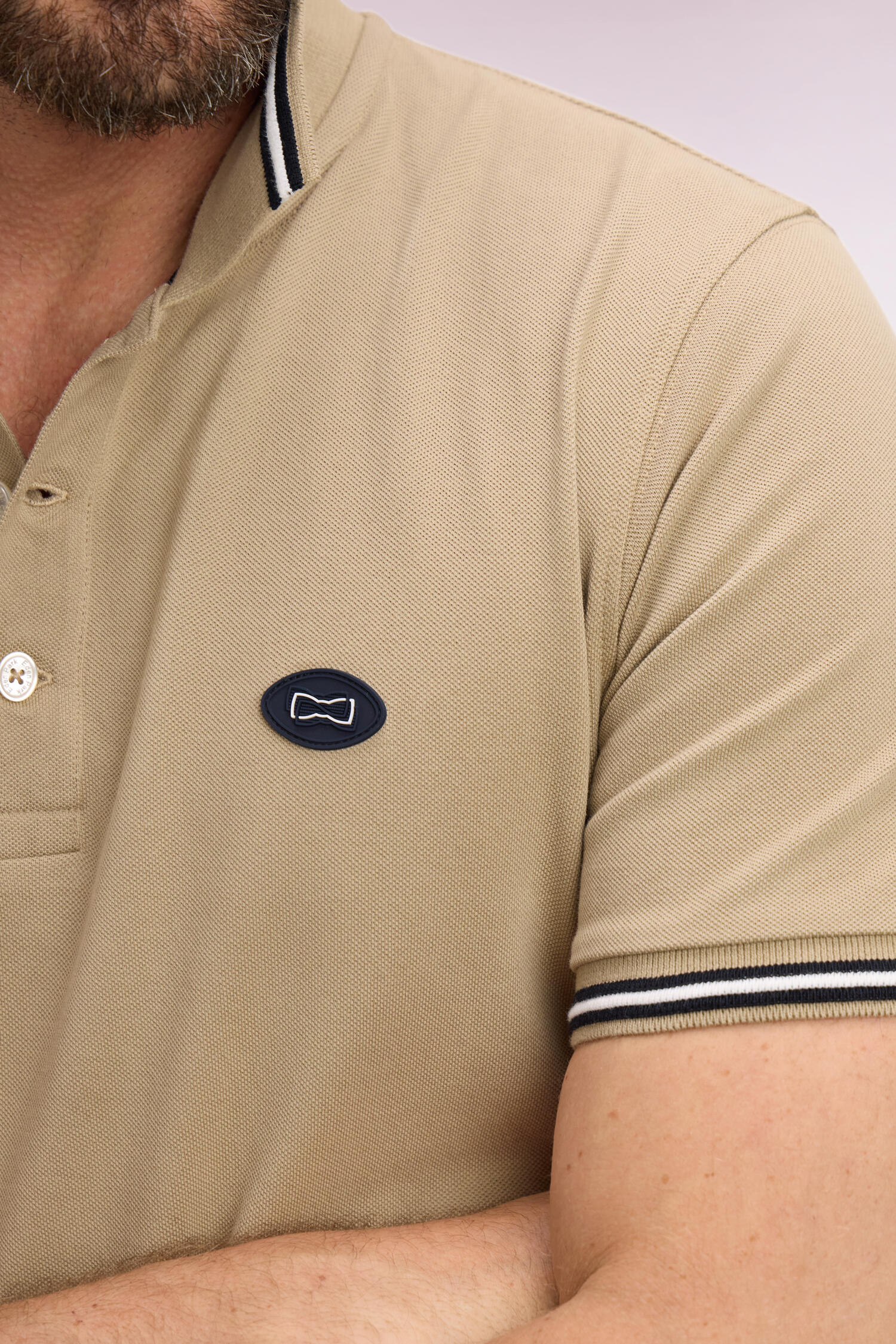 EDEN PARK - COTTON PIQUE POLO SHIRT - Image 2