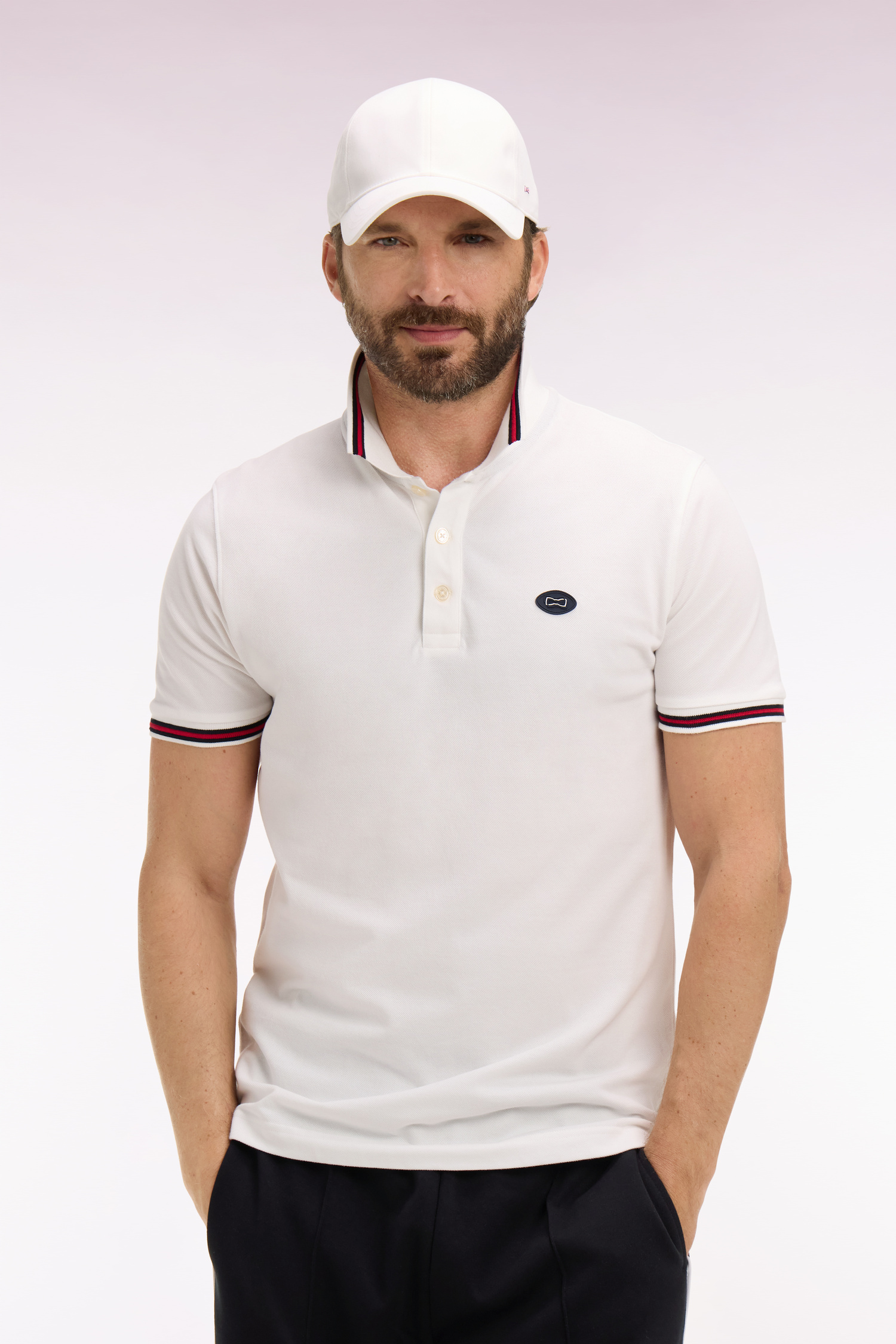 EDEN PARK - COTTON PIQUE POLO SHIRT - Image 5