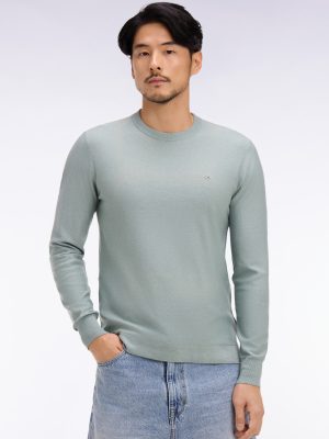 EDEN PARK - COTTON & LYOCELL BLEND CREW NECK JERSEY