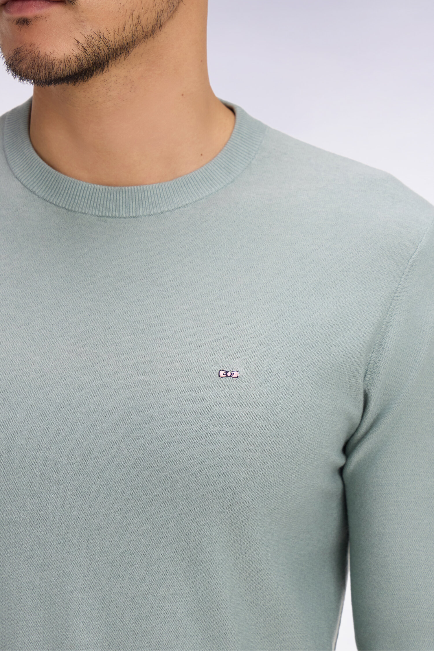 EDEN PARK - COTTON & LYOCELL BLEND CREW NECK JERSEY - Image 3