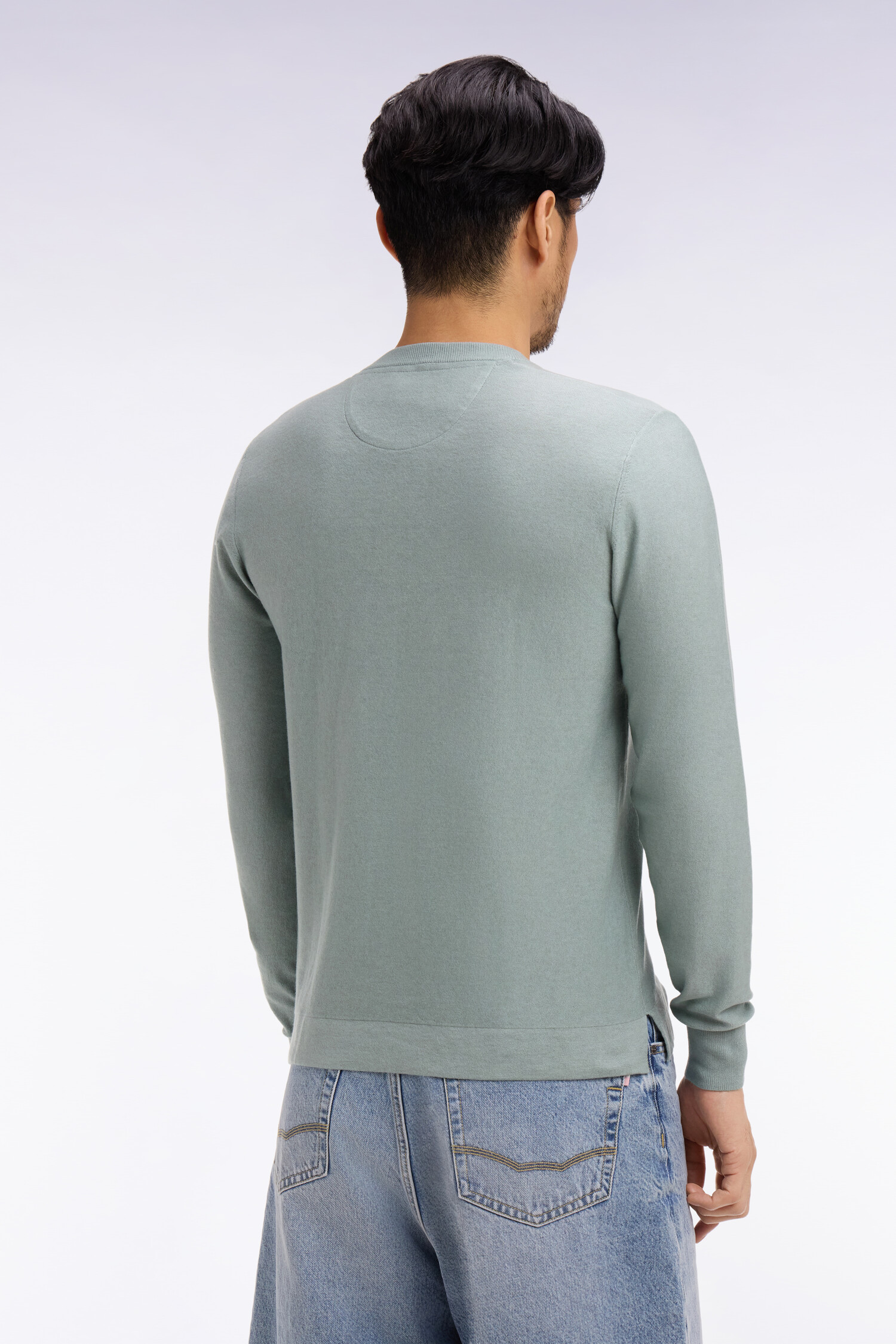EDEN PARK - COTTON & LYOCELL BLEND CREW NECK JERSEY - Image 5