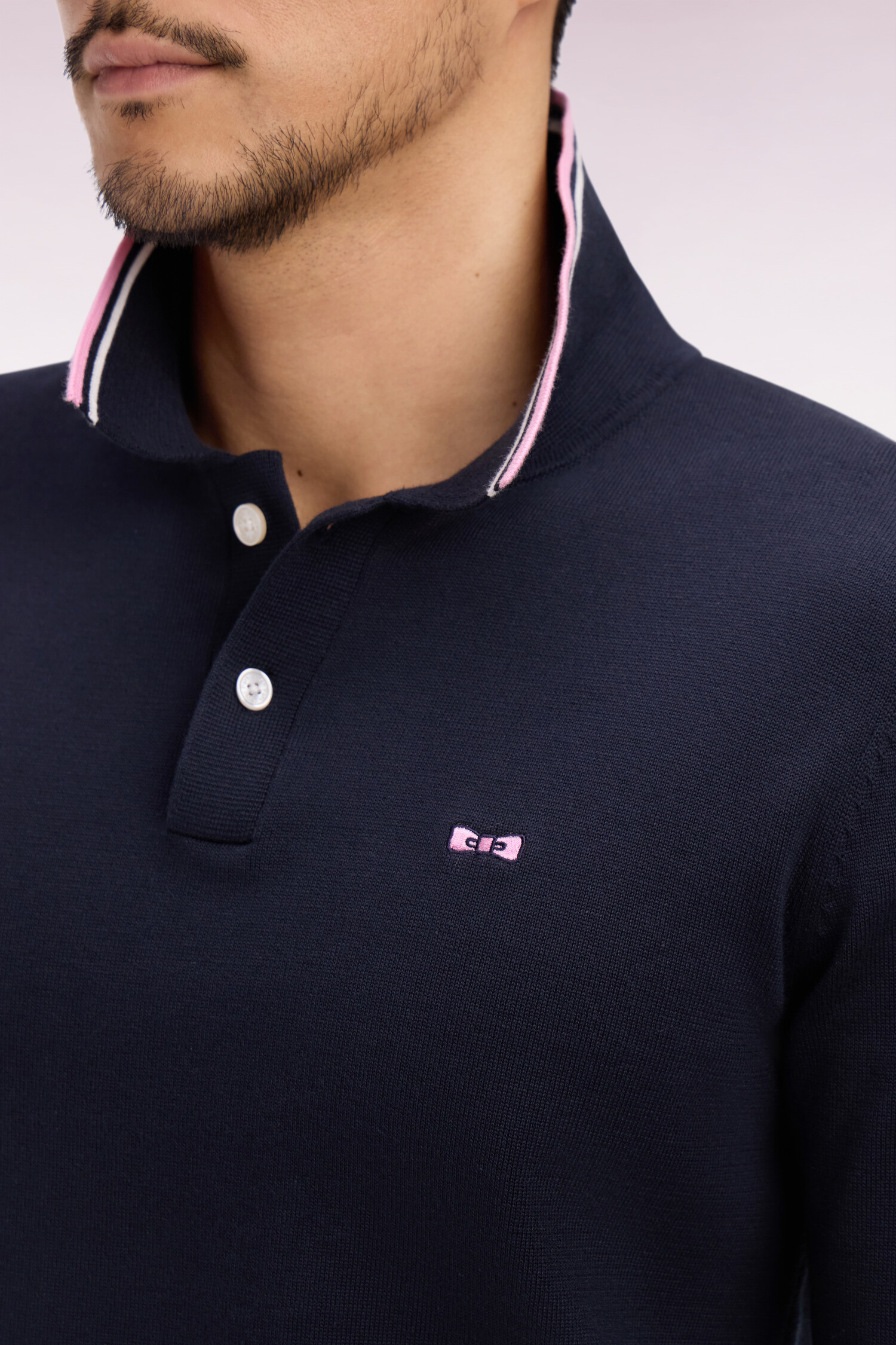 EDEN PARK - COTTON KNIT POLO - Image 2
