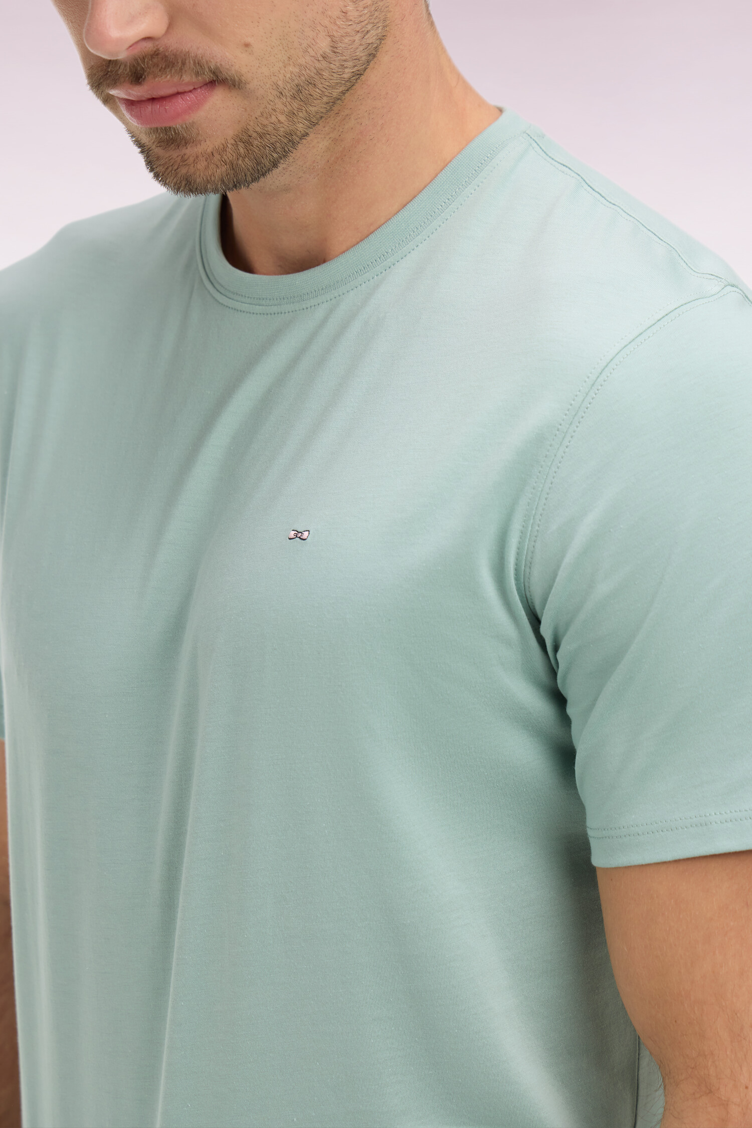 EDEN PARK - PIMA COTTON CREW NECK T SHIRT - Image 6
