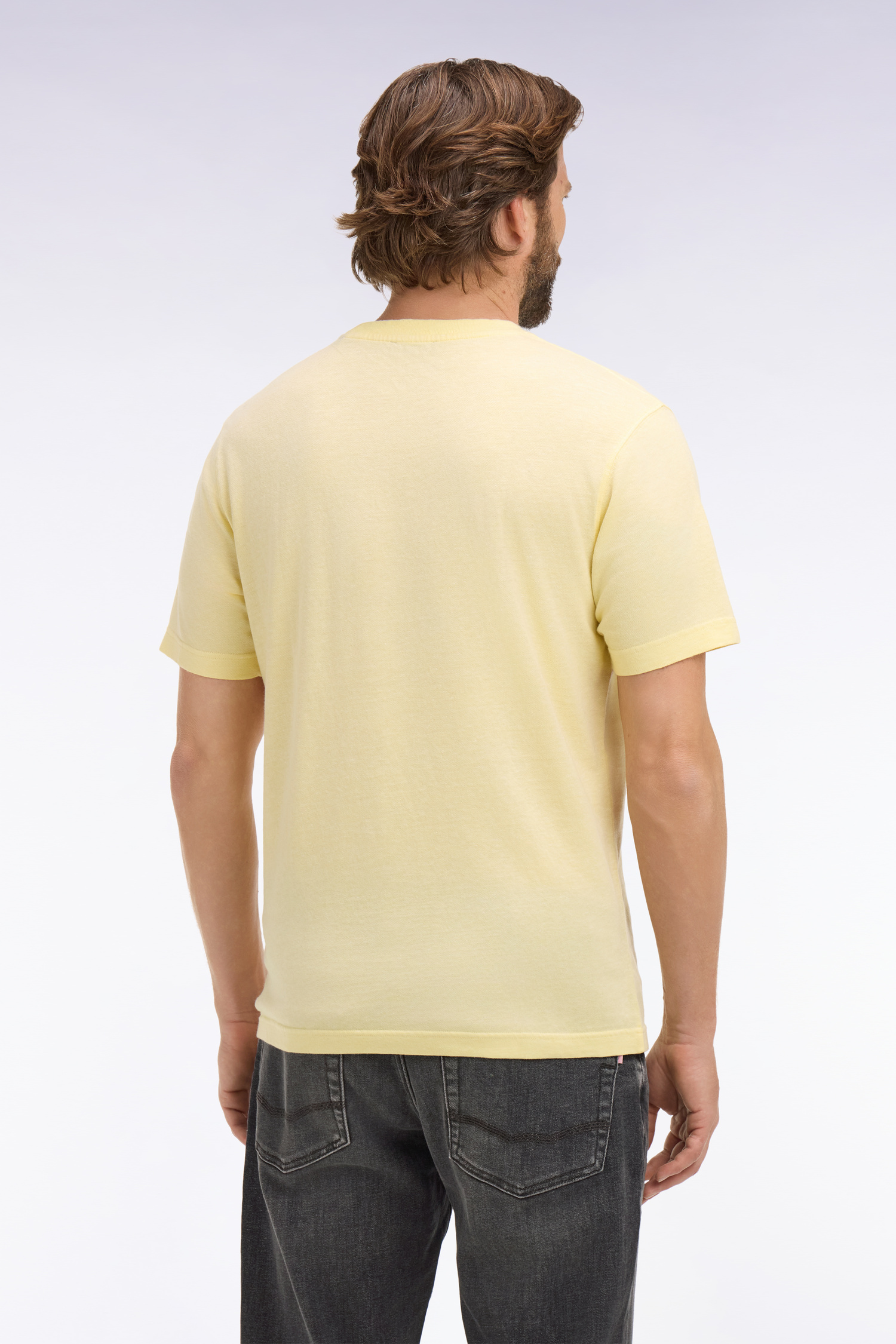 EDEN PARK - COTTON & LINEN BLEND T SHIRT - Image 4
