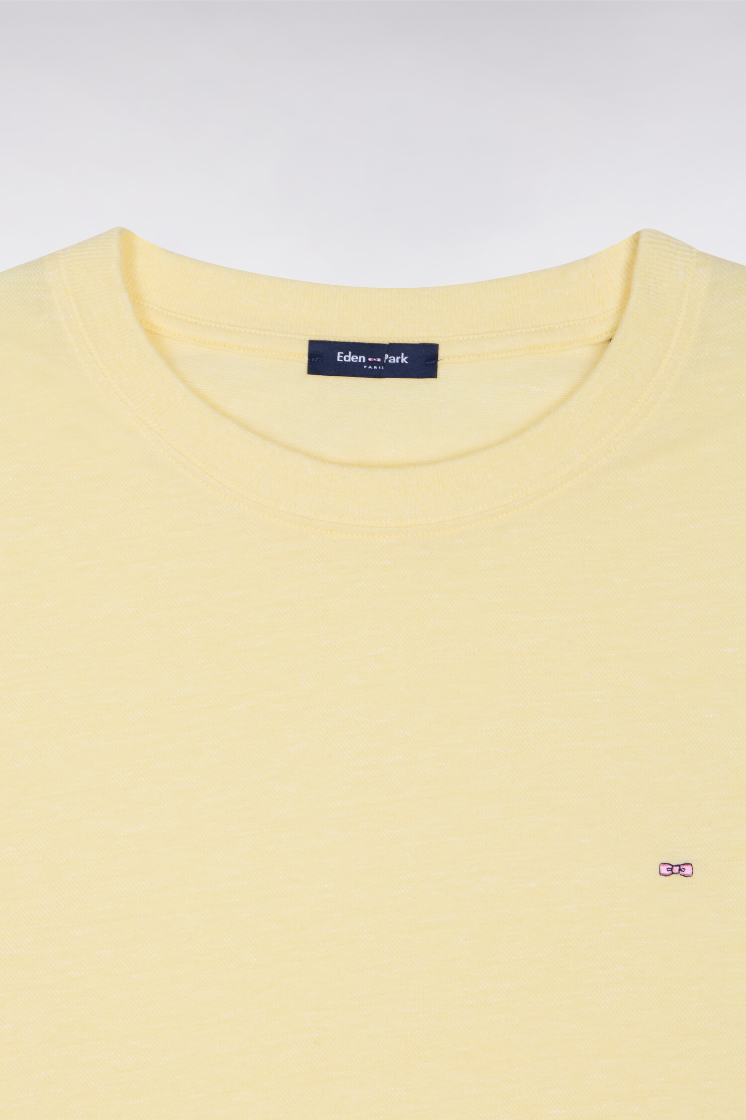 EDEN PARK - COTTON & LINEN BLEND T SHIRT - Image 3