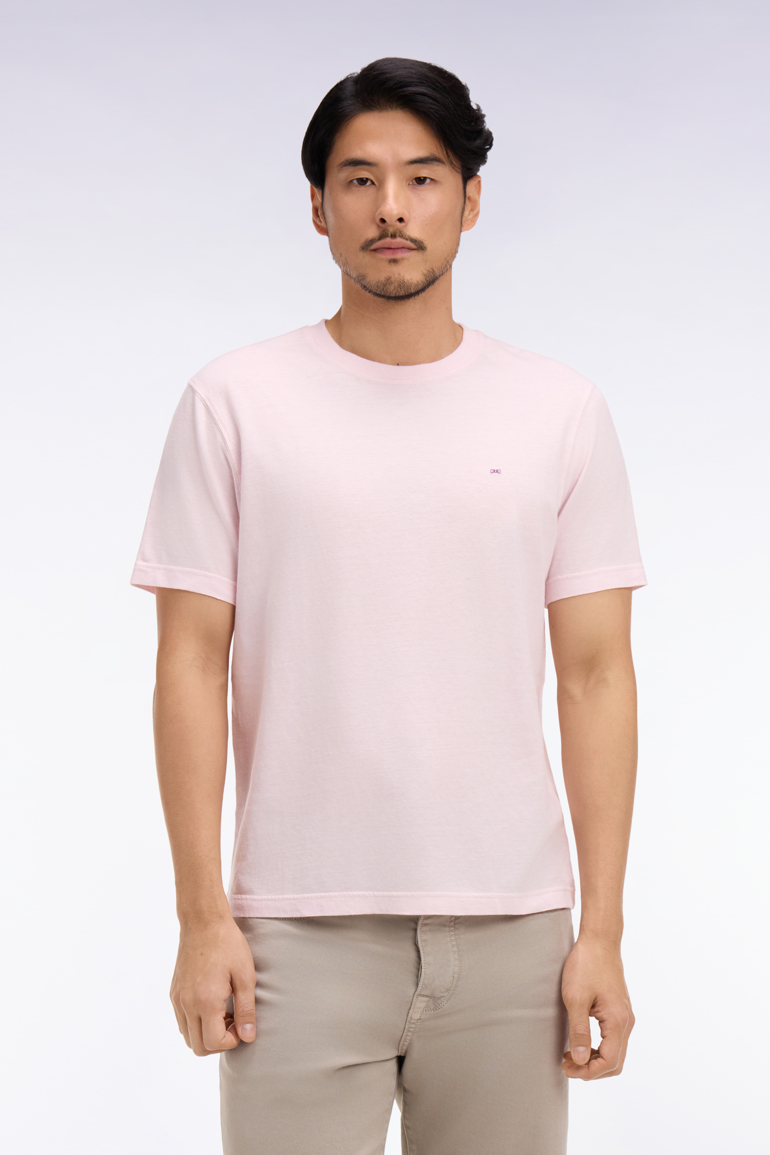 EDEN PARK - COTTON & LINEN BLEND T SHIRT - Image 5