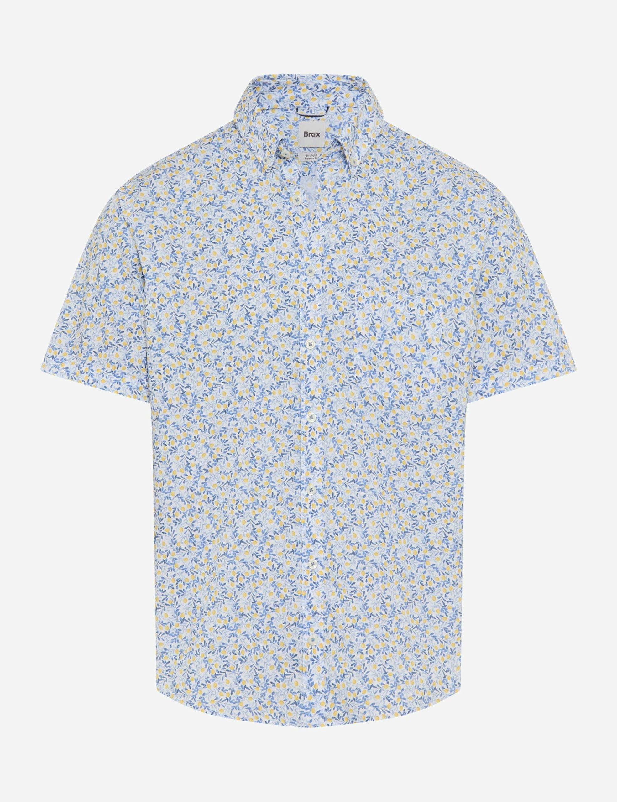 BRAX – SHORT SLEEVED COTTON SHIRT - Image 3