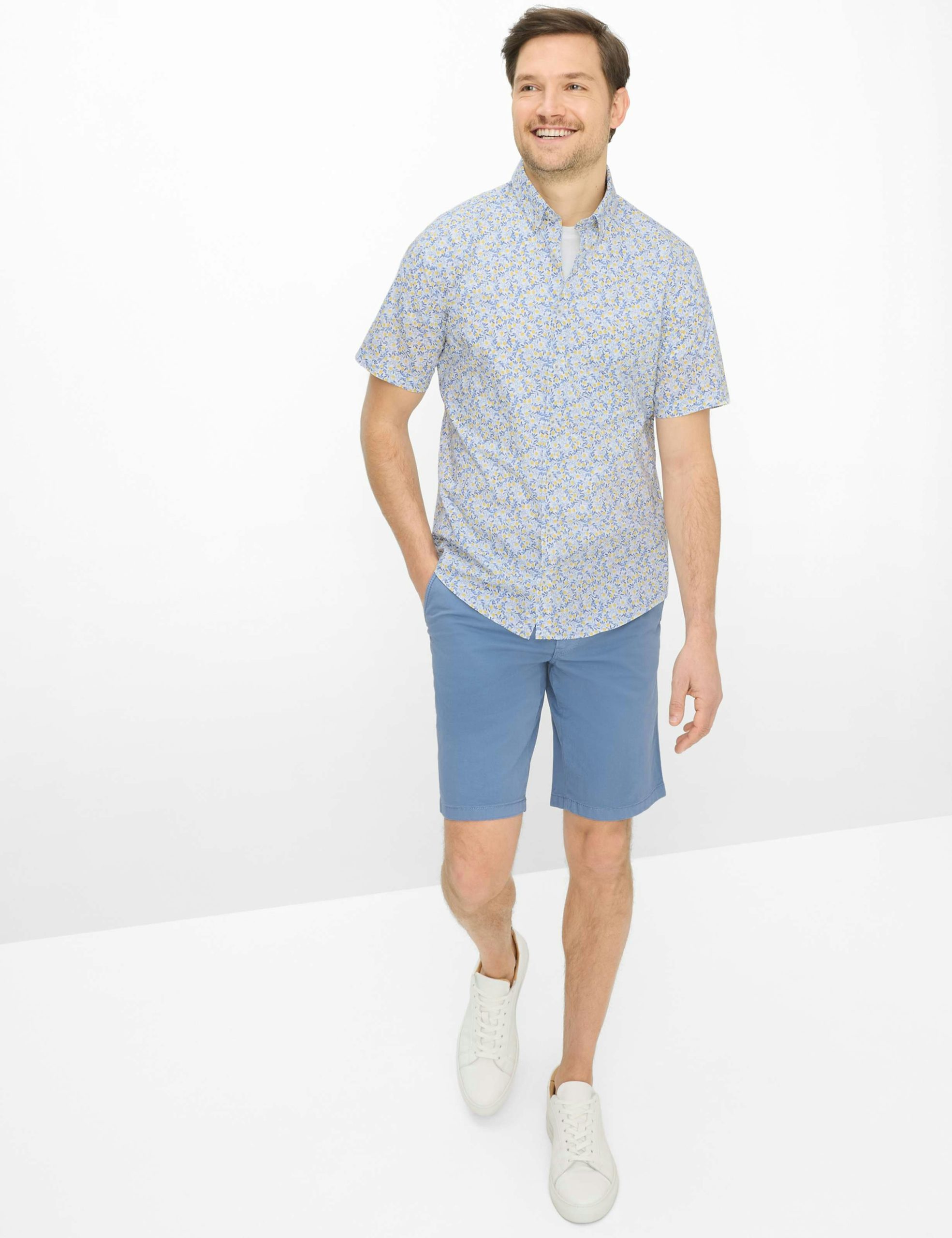 BRAX – SHORT SLEEVED COTTON SHIRT - Image 2