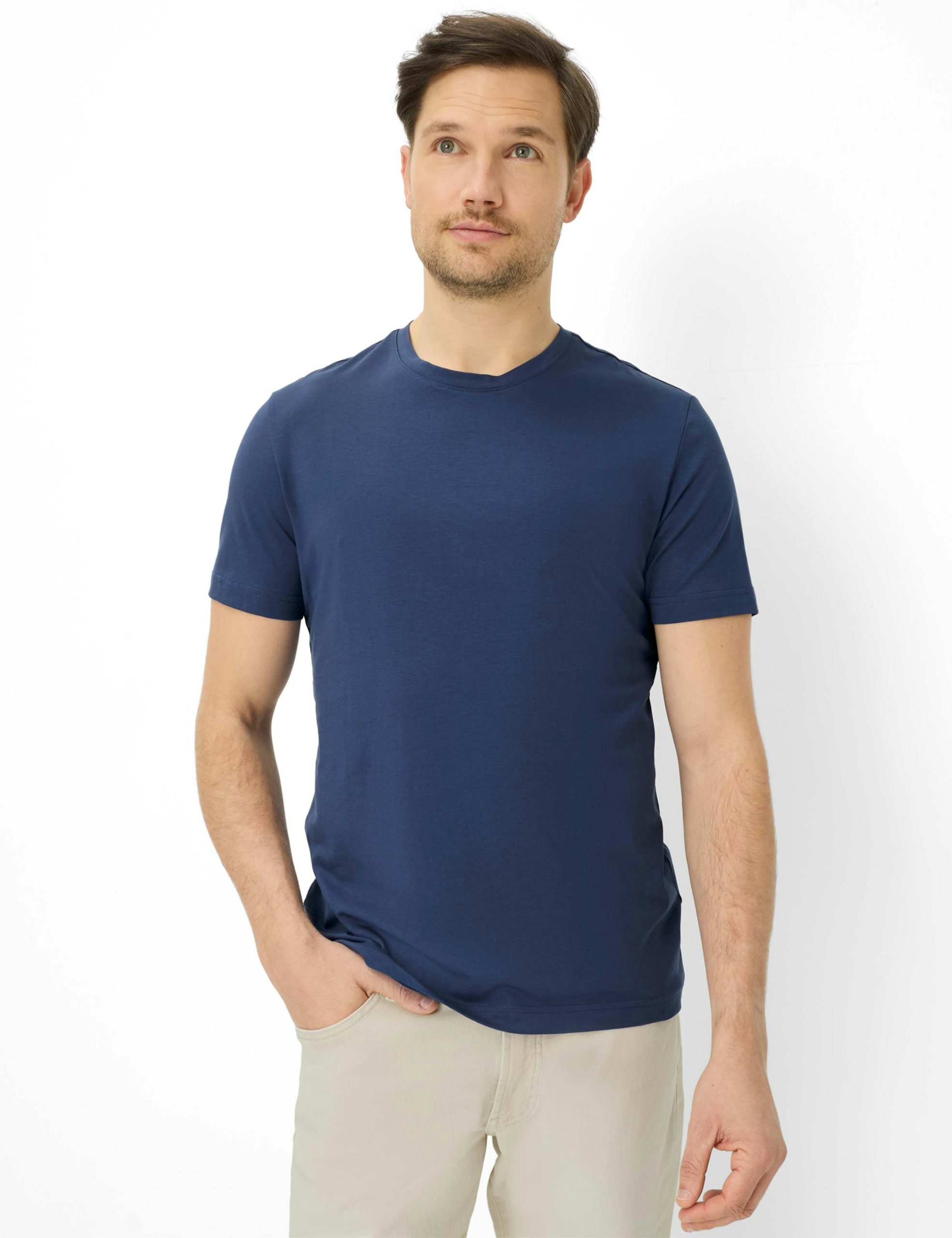 BRAX – STRETCH COTTON T-SHIRT - Image 1
