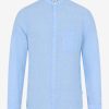 BRAX – LINEN SHIRT WITH RAISED COLLAR - Thumbnail Image 7