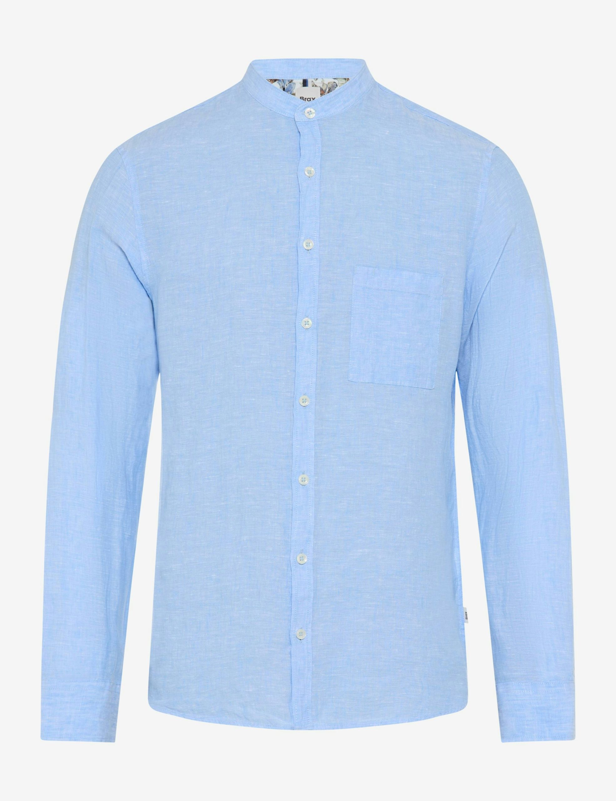 BRAX – LINEN SHIRT WITH RAISED COLLAR - Image 7