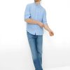 BRAX – LINEN SHIRT WITH RAISED COLLAR - Thumbnail Image 6