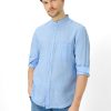 BRAX – LINEN SHIRT WITH RAISED COLLAR - Thumbnail Image 5