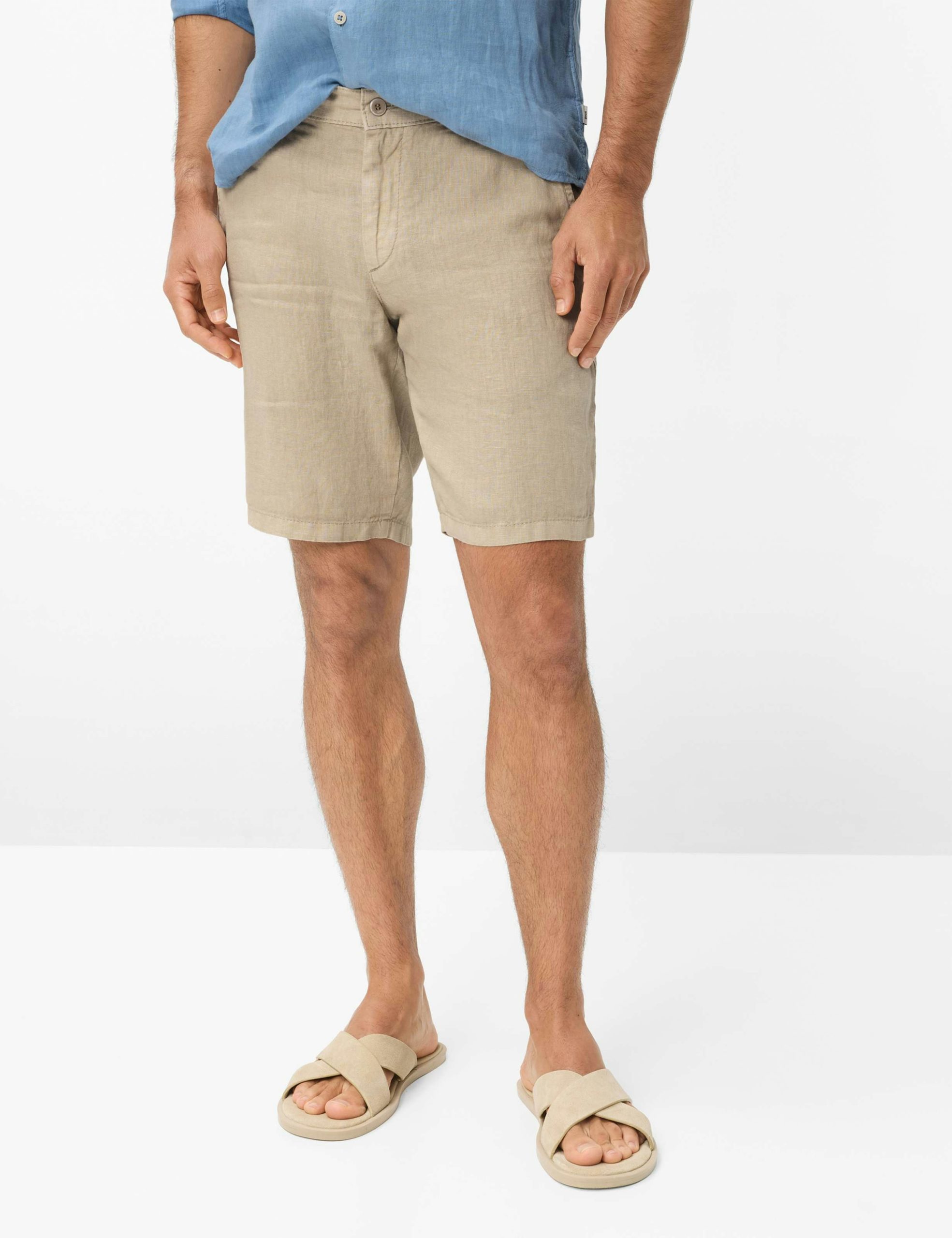 BRAX – LINEN BERMUDA SHORTS - Image 1