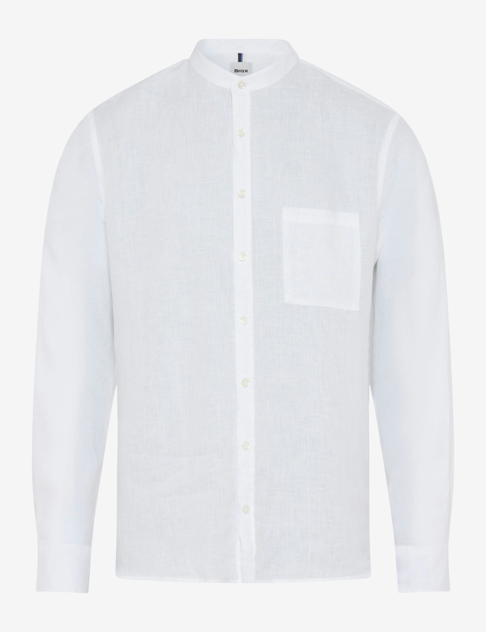BRAX – LINEN SHIRT WITH RAISED COLLAR - Image 3