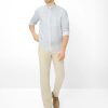 BRAX – LINEN SHIRT WITH RAISED COLLAR - Thumbnail Image 2